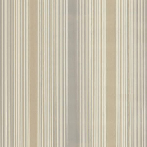 Chesapeake Casco Bay Beige Ombre Pinstripe Paper Strippable Roll Wallpaper (Covers 56.4 sq. ft.)