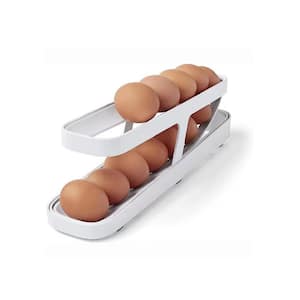 1-Piece Stackable Refrigerator Egg Dispenser Home Kitchen Egg Organizer