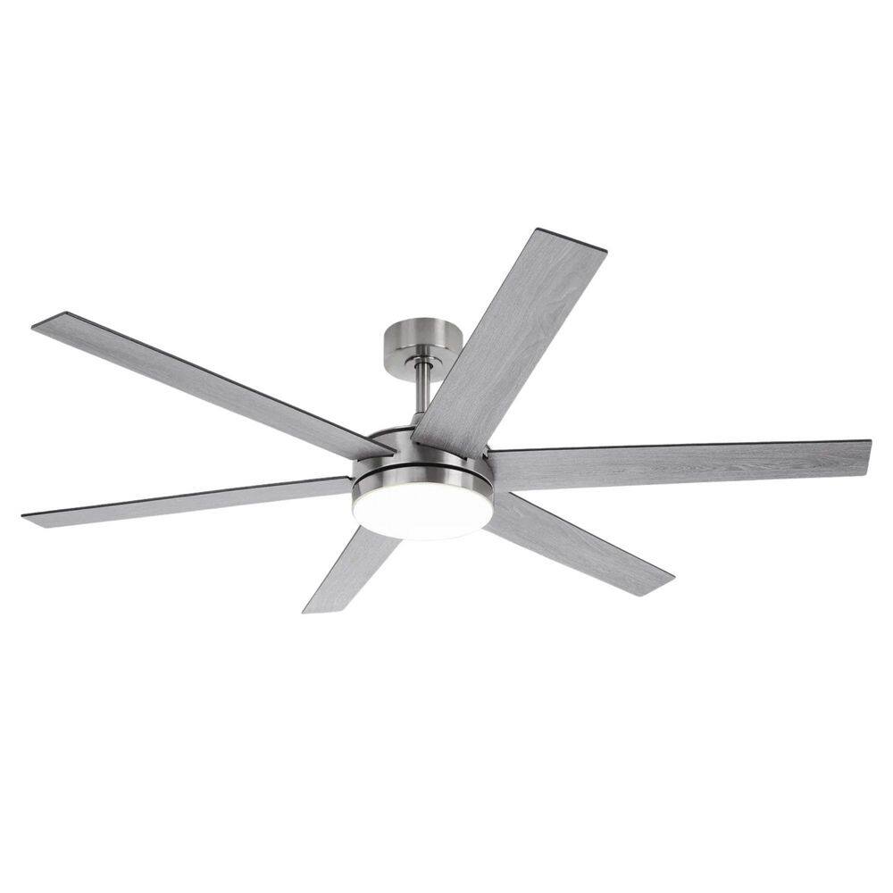 SkyFan Cassiopeia 60 in. 6-Blade Color Changing LED Brushed Nickel/Gray Wood Plug & Play Ceiling Fan price history on PriceWatchPro