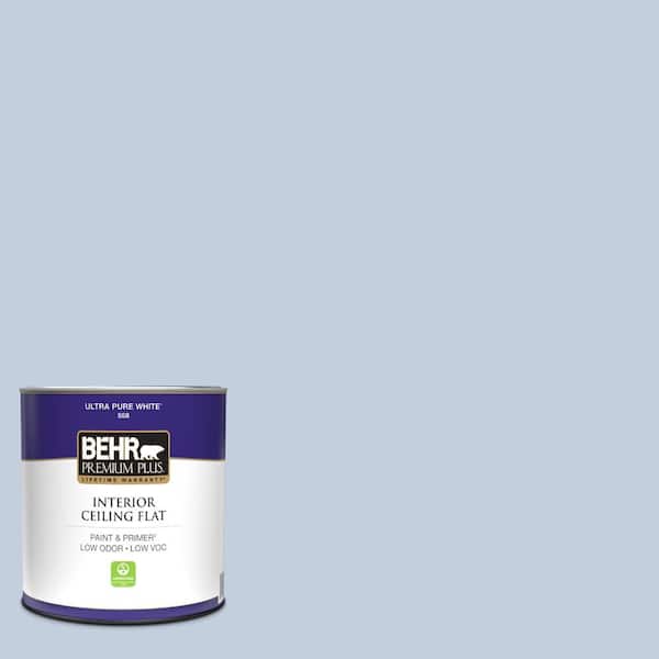 BEHR PREMIUM PLUS 1 qt. #PPU15-17 Monet Ceiling Flat Interior Paint