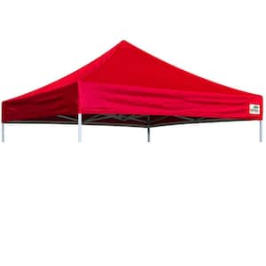 USA Pop Up 10 ft. x 10 ft. Replacement Canopy Tent Top Cover, Instant Ez Canopy Top Cover ONLY(red