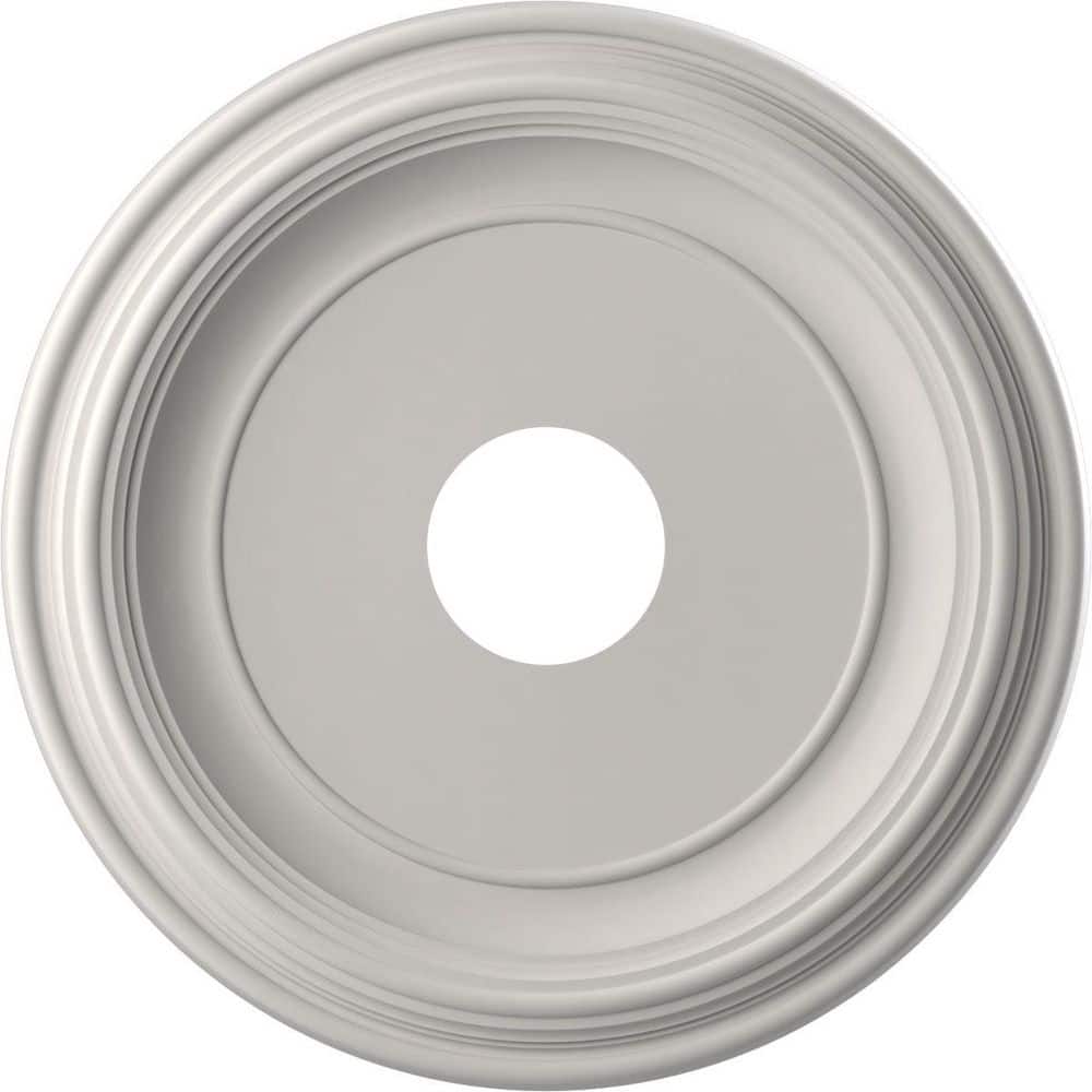 Traditional 16 in. O.D. x 3-1/2 in. I.D. x 1-3/8 in. P Thermoformed PVC Ceiling Medallion UltraCover Satin Blossom White price history on PriceWatchPro