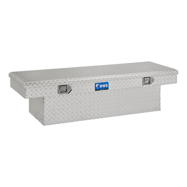 UWS 54 in. Bright Aluminum Crossover Truck Tool Box (Heavy Packaging)  EC10081 - The Home Depot