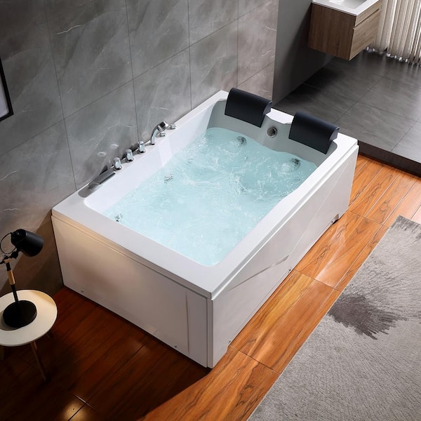 Empava 71 In Acrylic Right Drain, Water Jet Bathtubs