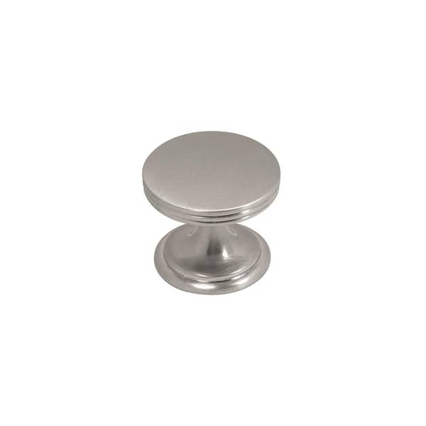 HICKORY HARDWARE American Diner 1-3/8 in. Stainless Steel Cabinet Knob