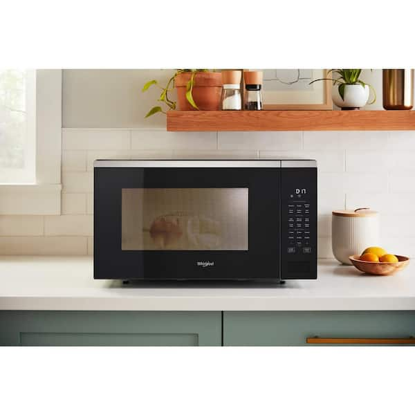 Whirlpool 2.2 cu. ft. deals Countertop Microwave Fingerprint Resistant Stainless Steel