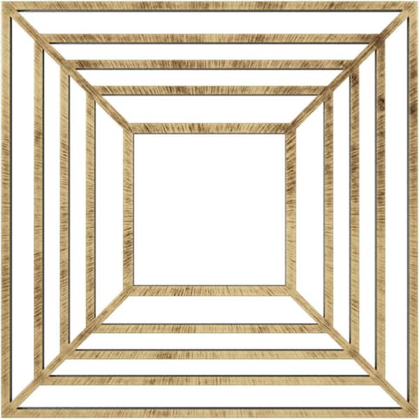 Ekena Millwork 3/4 in. x 22 in. x 22 in. Raven Architectural Grade PVC Pierced Ceiling Medallion