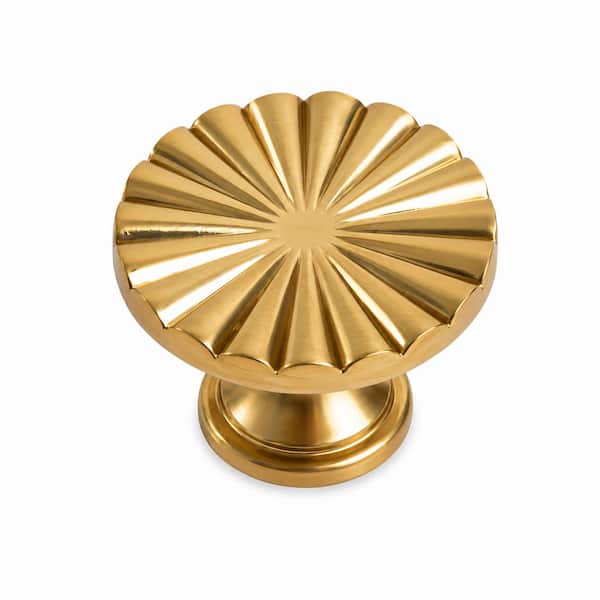 Marlow 1-7/16 in. (37mm) Brushed Gold Cabinet Round Knob