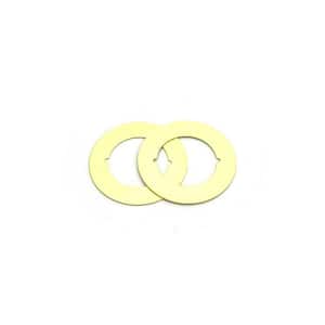 Polished Brass Door Adapter or Trim Plate (2-Pack)