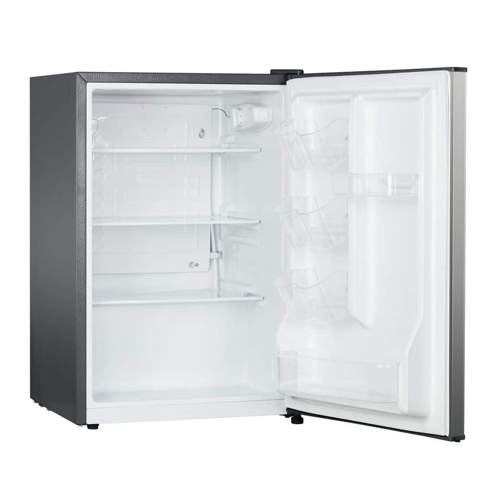 Vissani 2.6 cu. ft. Mini Refrigerator in Stainless Look with 3