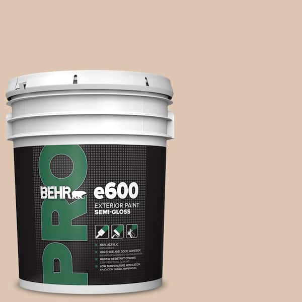 5 gal. #280E-2 Arabian Sands Semi-Gloss Acrylic Exterior Paint