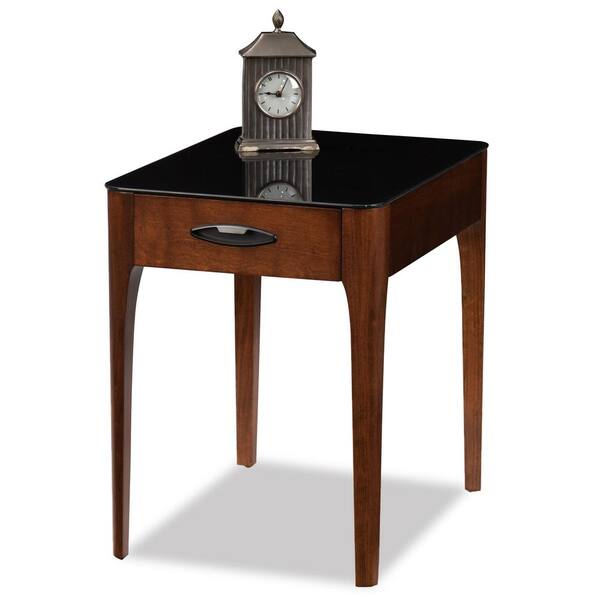 Leick Furniture Obsidian Drawer End Table