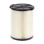 1-Layer Standard Pleated Paper Filter for Most 5 Gal. and Larger RIDGID Wet/Dry Shop Vacuums