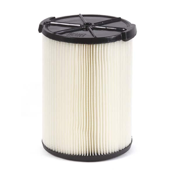 RIDGID 1-Layer Standard Pleated Paper Filter for Most 5 Gal. and Larger RIDGID Wet/Dry Shop Vacuums