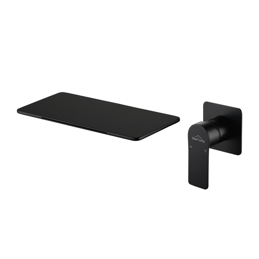 Modern Waterfall Single Handle Wall Mounted Faucet (Use at Basin or Bathtub