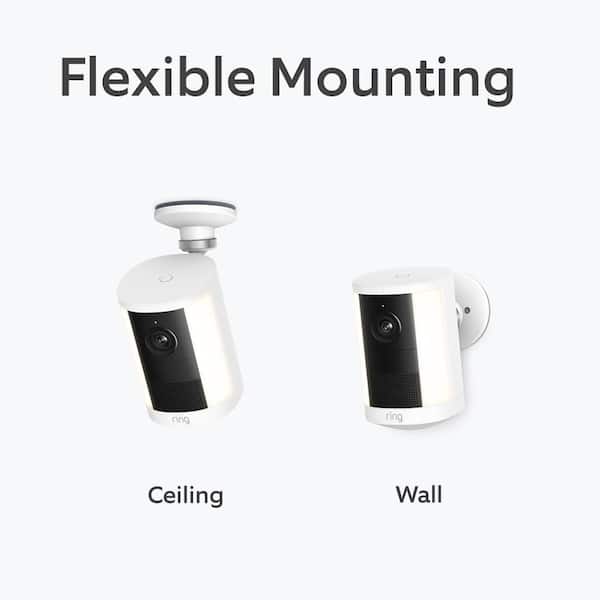 Ring Spotlight Cam, Battery (Newest Model) - Wide-Angle Retinal 2K