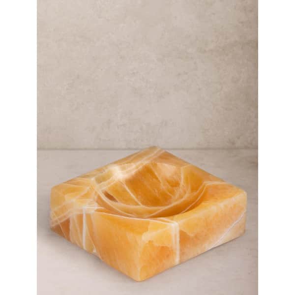 Marigold Orange Onyx Bowl-Small
