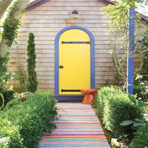 Bright Stripe Handwoven Multi 3 ft. x 8 ft. Outdoor Runner Rug