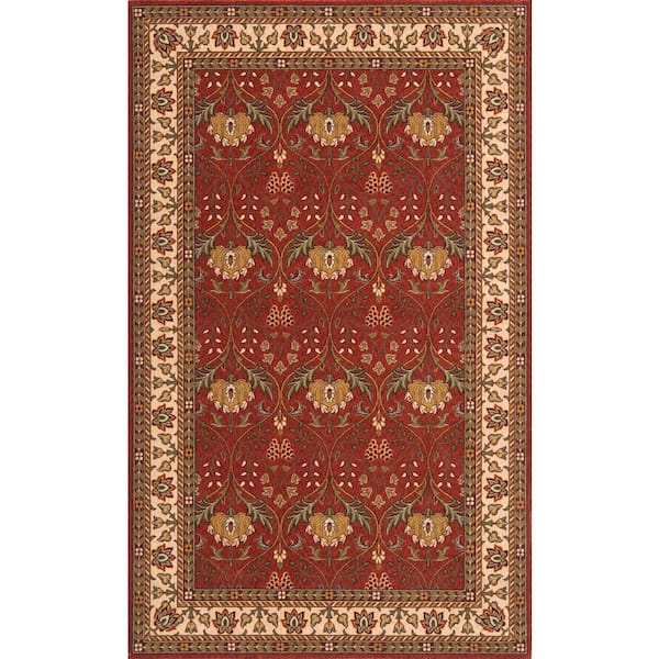 Momeni Persian Garden Salmon 10 ft. x 13 ft. Indoor Area Rug