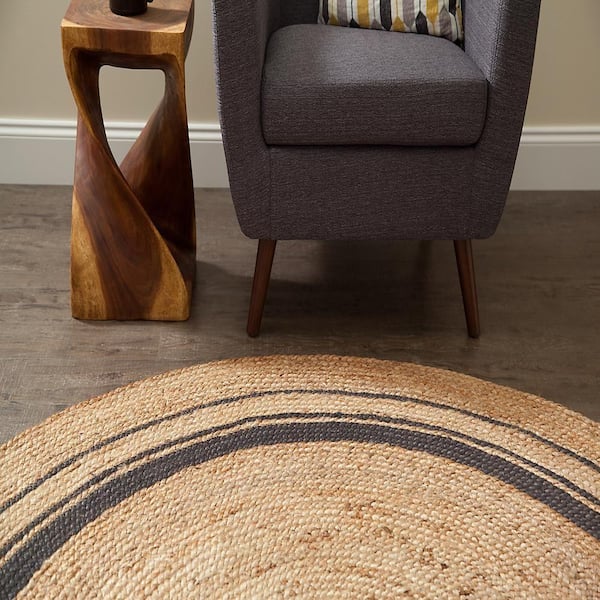 Kerala Mist Multi 6 ft. x 6 ft. Round Area Rug