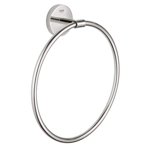 GROHE BauCosmopolitan Towel Ring in StarLight Chrome