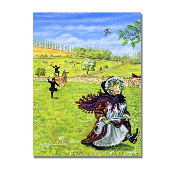 Trademark Fine Art 24 in. x 32 in. Fearless Toad, 2001 Canvas Art-DISCONTINUED