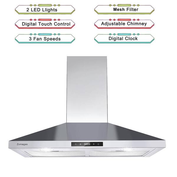 Desktop Range Hoods,Portable Range Hood with 3 wind speeds,Portable Range  Hood For Cooking,Removable and washable exhaust fan,Suitable for Indoor