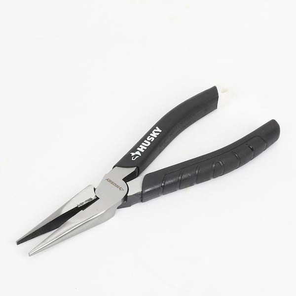 Husky 6 in. Long Nose Pliers