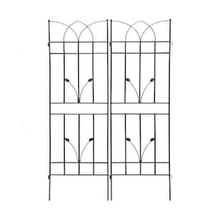 ITOPFOX 69.7 in. 2 in 1 All-weather Use Garden Trellis with Raised ...