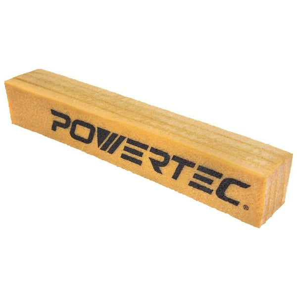 ‎POWERTEC 12 in. Abrasive Sandpaper Cleaning Stick for Sanding Belts & Discs : Natural Woodworking Rubber Eraser Block
