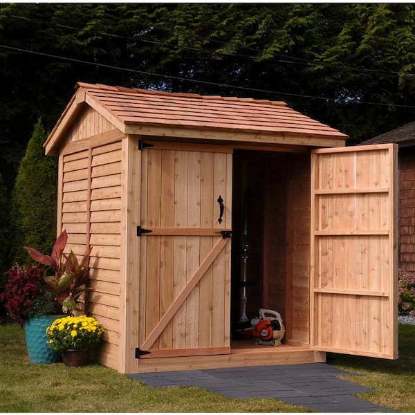 6 ft. x 6 ft. Western Red Cedar Maximizer Storage Shed