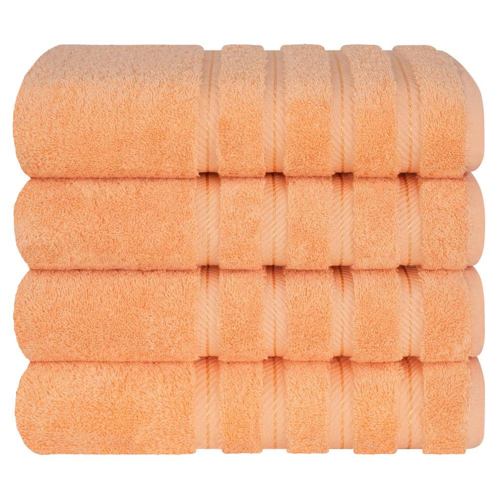 American Soft Linen Bath Towel Set, 4Piece 100 Turkish Cotton Bath