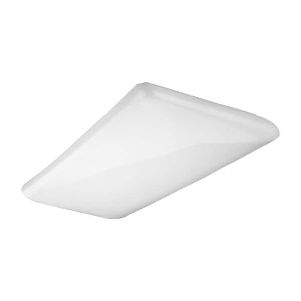 NICOR 225-Watt Equivalent White Integrated LED Designer Cloud Wraparound Fixture, High Output, 3000K