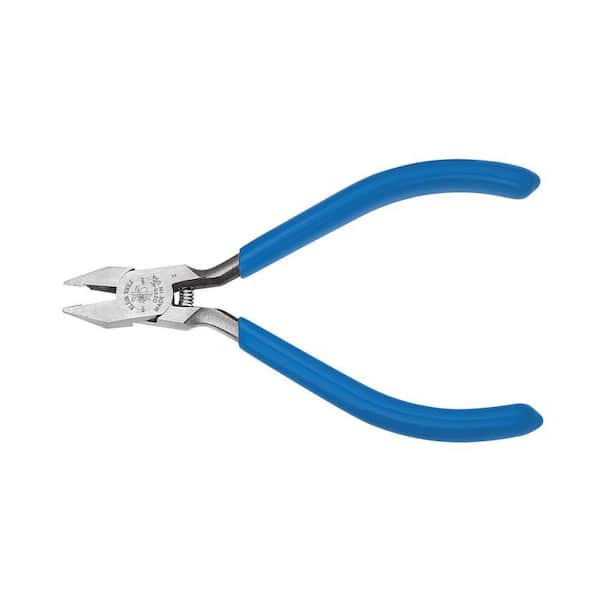 Klein Tools 4 in. Electronics Midget Diagonal Cutting Pliers-Nickel Ribbon Wire Cutters
