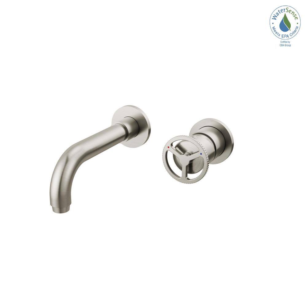 Contemporary Stainless Steel Wall-Mounted Bathroom Faucet