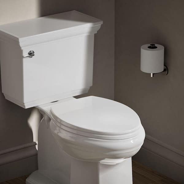 Brevia Elongated Toilet Seat in White