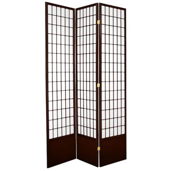 3-12 Panels Folding Shoji Screen Room Divider Square Design 
