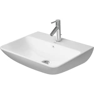 ME by Starck 23.63 in. Rectangular Bathroom Sink in White