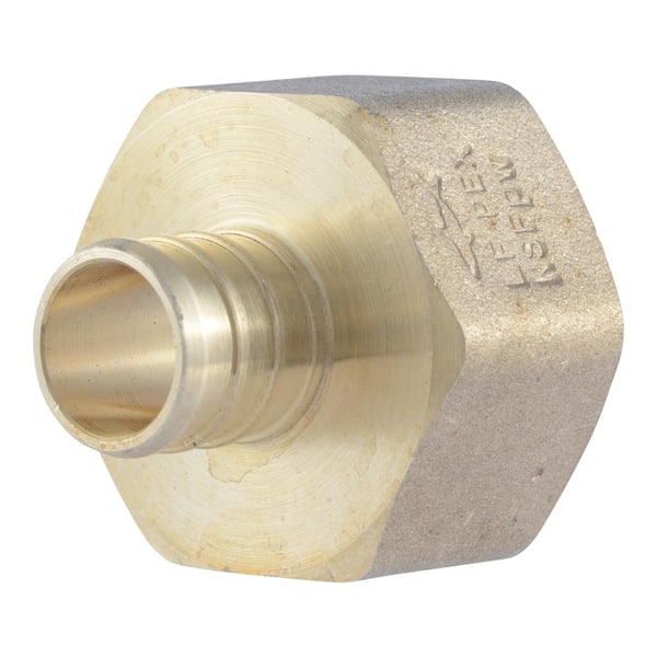 SharkBite 3/4 in. PEX Crimp x 1 in. FIP Brass Female Adapter PEX Fitting