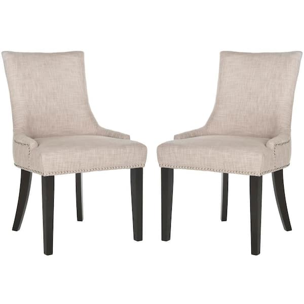 SAFAVIEH Lester Gray Dining Chair (Set of 2)