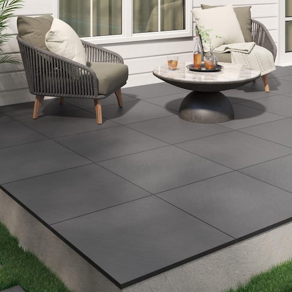 MSI Harbor Stone 2 cm. x 24 in. x 24 in. Matte Porcelain Slate