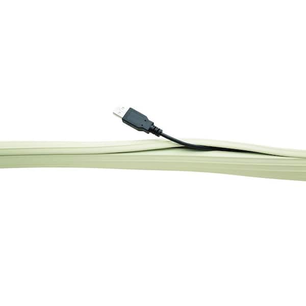 EasyLife Tech 16 ft. Cable Raceway Roll to Conceal Wires - White