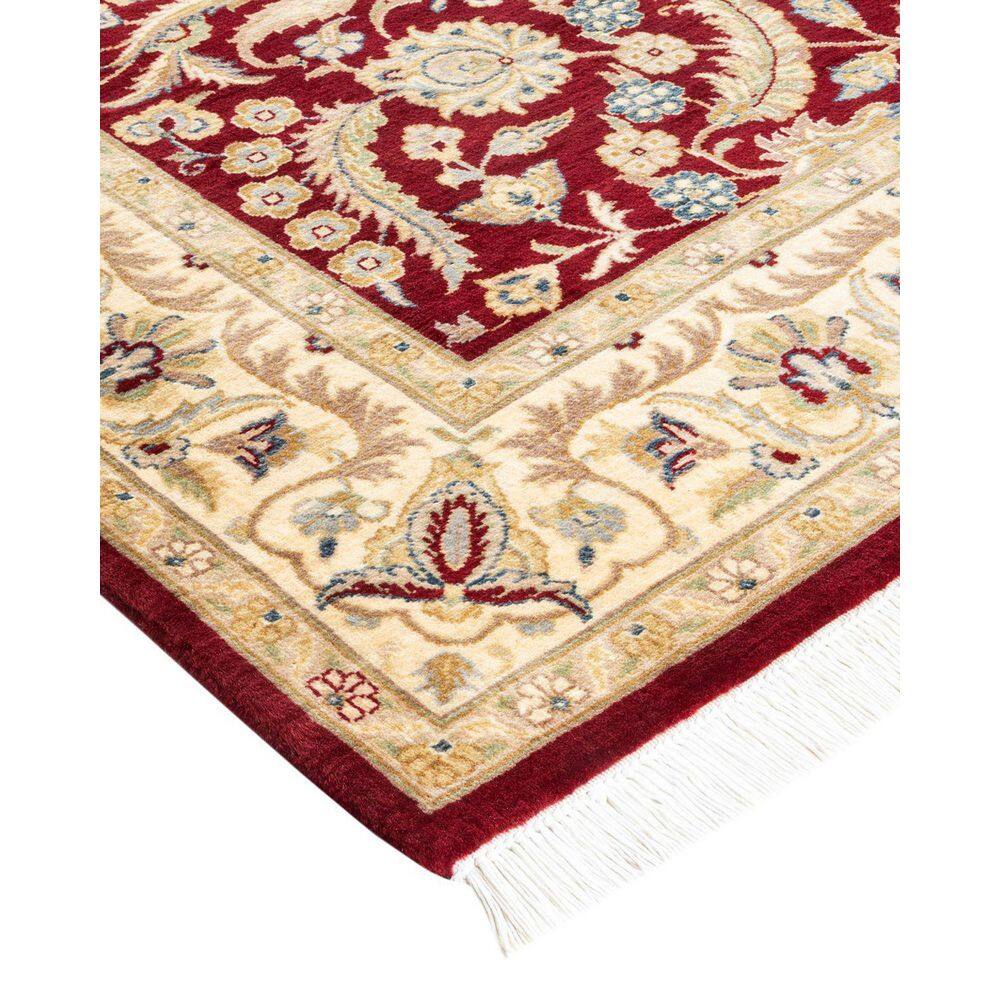 Handmade Red Wool 4' x 6' Oriental Area Rug