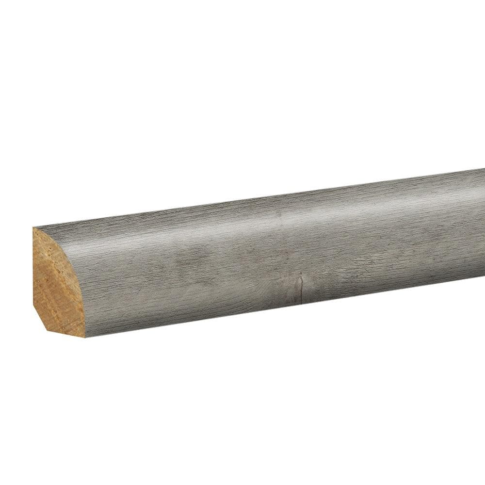 Pelican Gray 0.62 in. T x 0.75 in. W x 94.5 in. L Textured Wood Look Laminate Moulding/Trim Quarter Round Molding price history on PriceWatchPro