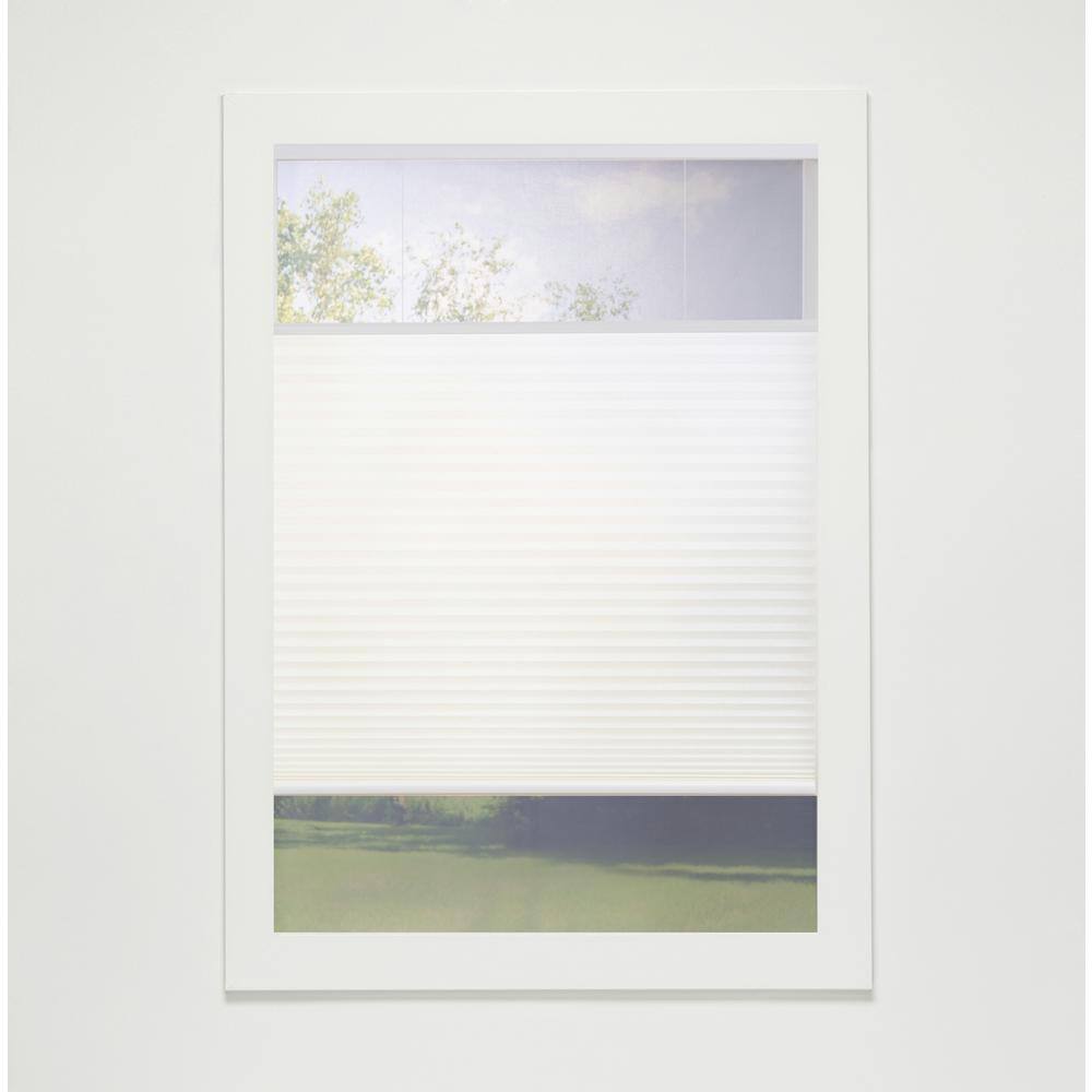 White Cordless Top-Down Bottom-Up Light Filtering Eco Polyester Cellular Shades - 62 in. W x 60 in. L price history on PriceWatchPro