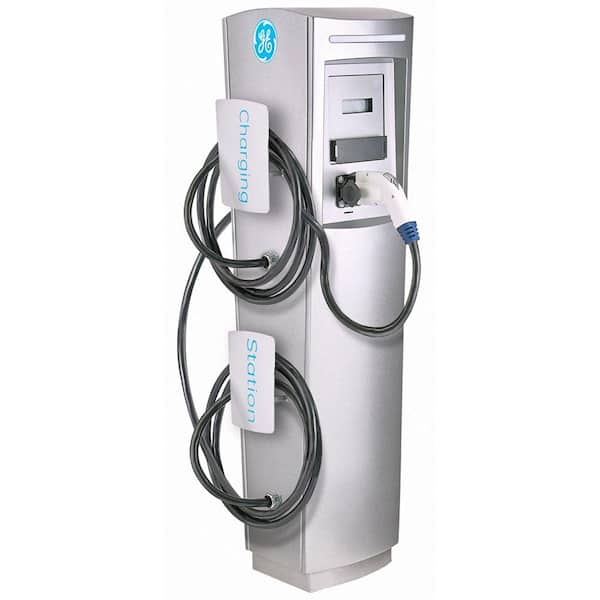 GE EV Charger Level 2 DuraStation Double Pedestal with Connect Software