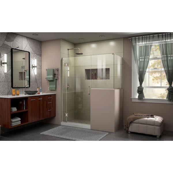 DreamLine Unidoor-X 60 in. W x 36-3/8 in. D x 72 in. H Frameless