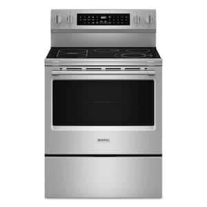 30 in. 5-Element Freestanding Electric Range in Fingerprint Resistant Stainless Steel with Grill Mode