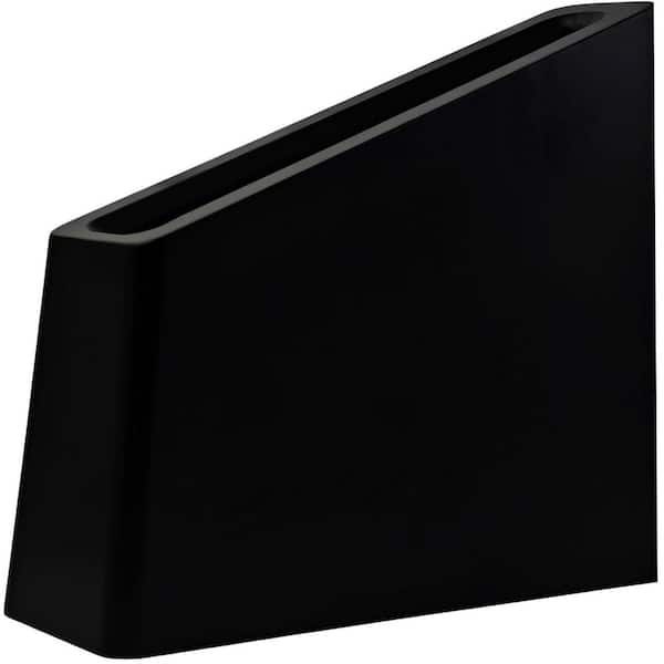 20-Knife Wooden Double Side Magnetic Knife Block, Knife Holder Rack with Strong Enhanced Magnets, Black Magnetic Stand