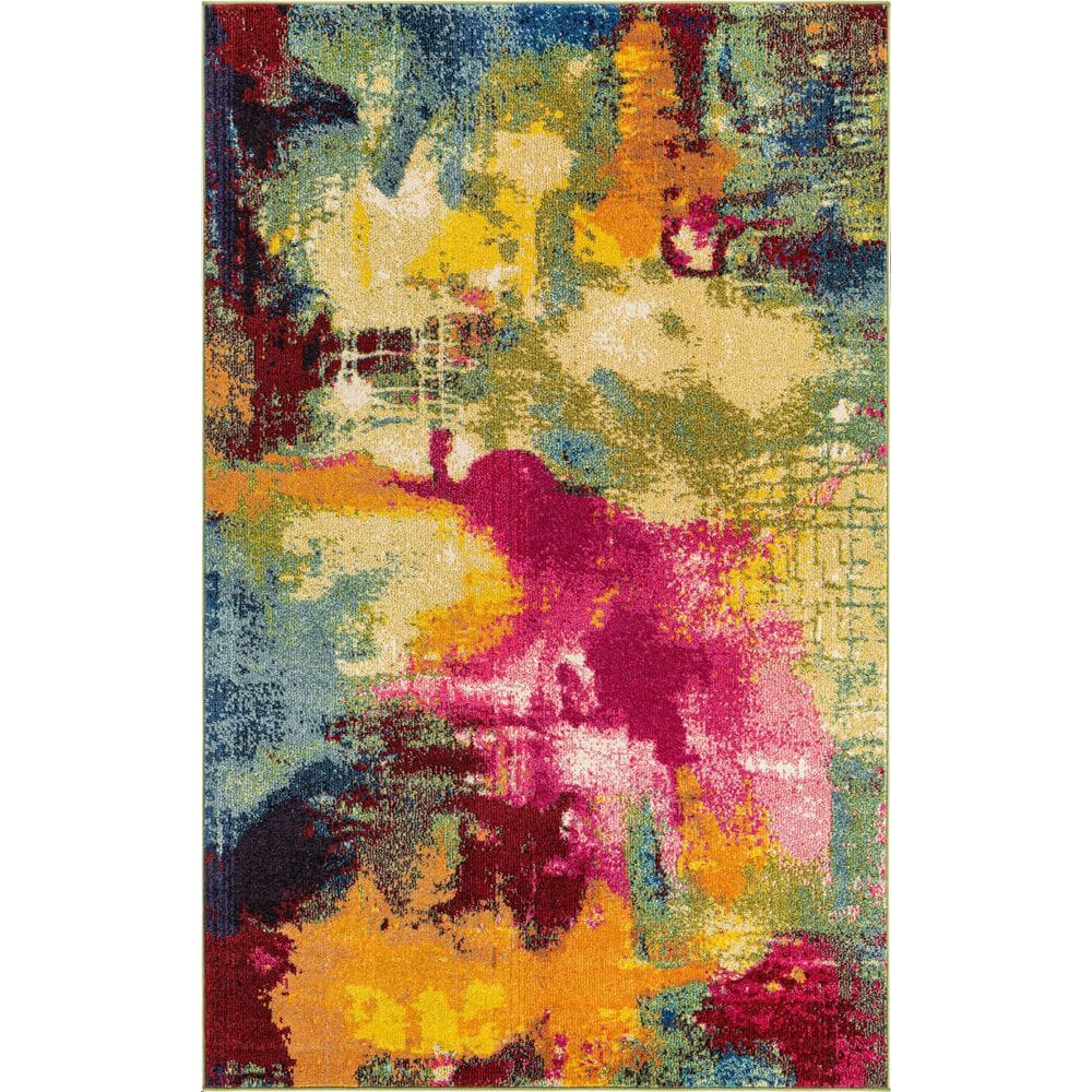 Unique Loom Estrella Barris Multi 5' 0 x 8' 0 Area Rug 3122182 The Home Depot